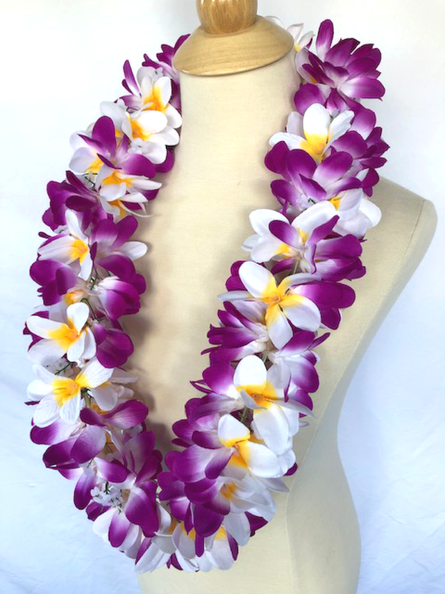 Lei Fluorescent Purple Large Petals main image 1