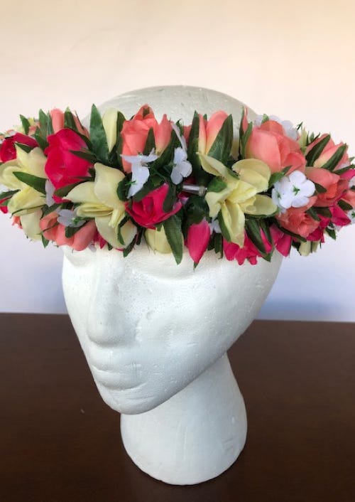 Double Rose Bud Headband